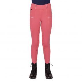 Riding tights Jaily Junior full grip Pink 152
