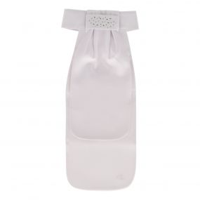 Stock tie Zizah White/silver M