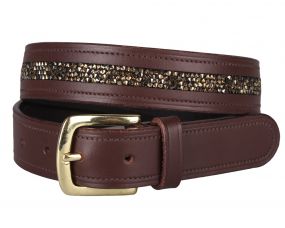 Belt Lupine Brown/beige 95cm