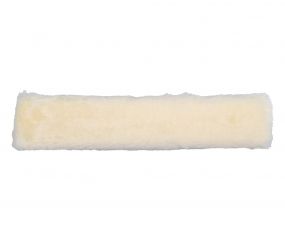 Bridle cover fur Cream 30cm