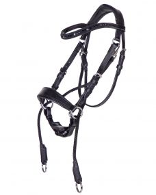 Bitless bridle Thunderbolt Black Mini shet