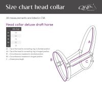 Head collar Deluxe draft horse