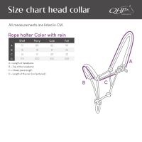 Rope halter Color with rein
