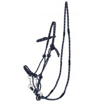 Rope halter Aubree with rein