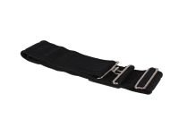 Elasticized rug strap
