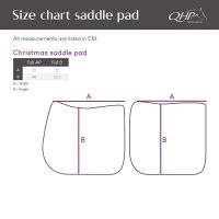 Christmas saddle pad