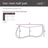 Half pad memory foam Eldorado