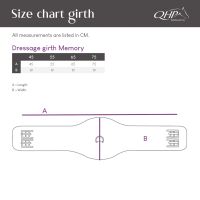 Dressage girth Memory