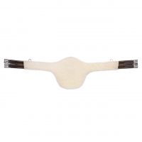 Belly guard girth with removable fur