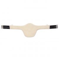 Belly guard girth with removable fur