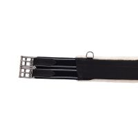 Belly guard girth with removable fur