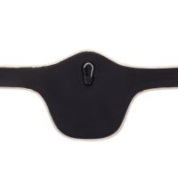 Belly guard girth with removable fur