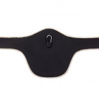 Belly guard girth with removable fur