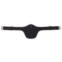 Belly guard girth with removable fur