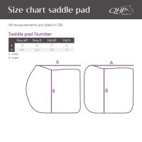 Saddle pad Number