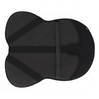 Saddle seat cover memory foam