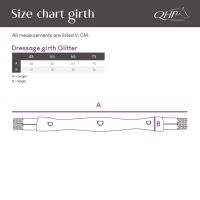 Dressage girth Glitter