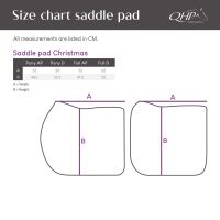 Saddle pad Christmas