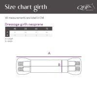 Dressage girth neoprene