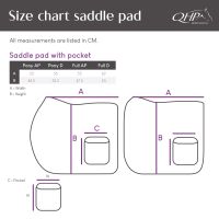 Saddle pad with pocket