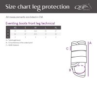 Eventing boots front leg technical