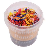 Rubber braiding bands wide bucket