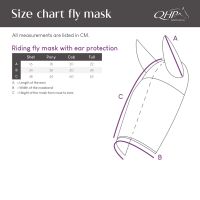 Riding fly mask with ear protection