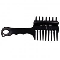 Mane comb with clip