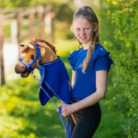 Fleece rug Hobby horse