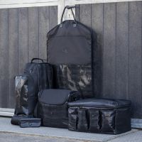 Combi boots-helmet bag Croco