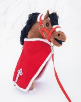 Fleece rug Christmas Hobby horse