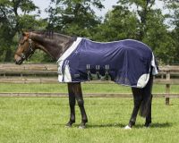 Fly rug with detachable neck and mask