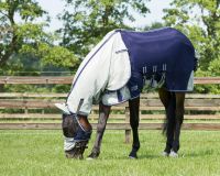 Fly rug with neck and hood