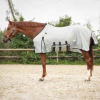 Fly rug with neck and hood