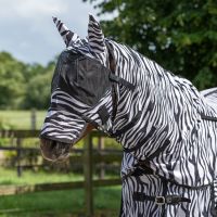 Fly rug with detachable neck and mask
