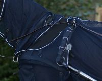 Driving fly rug with neck