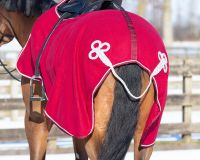 Exercise rug fleece ornament