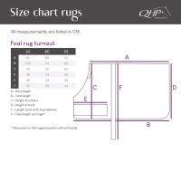 Foal rug turnout 100gr