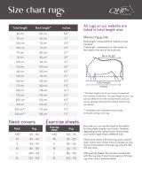 Fleece rug Shet with cross surcingles