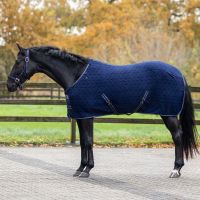 Fleece rug Embossed with detachable neck