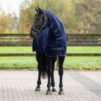 Fleece rug Embossed with detachable neck