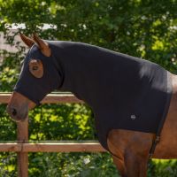 Elastic neckprotector with zipper