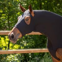 Elastic neckprotector with zipper