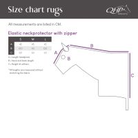 Elastic neckprotector with zipper