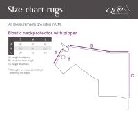 Elastic neckprotector with zipper