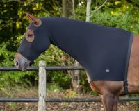 Elastic neckprotector with zipper