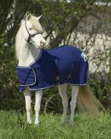 Fleece rug with ornament falabella