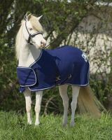 Fleece rug with ornament falabella