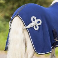 Fleece rug with ornament falabella