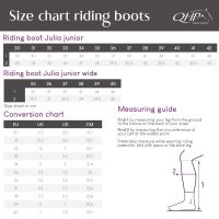 Riding boot Julia Junior wide